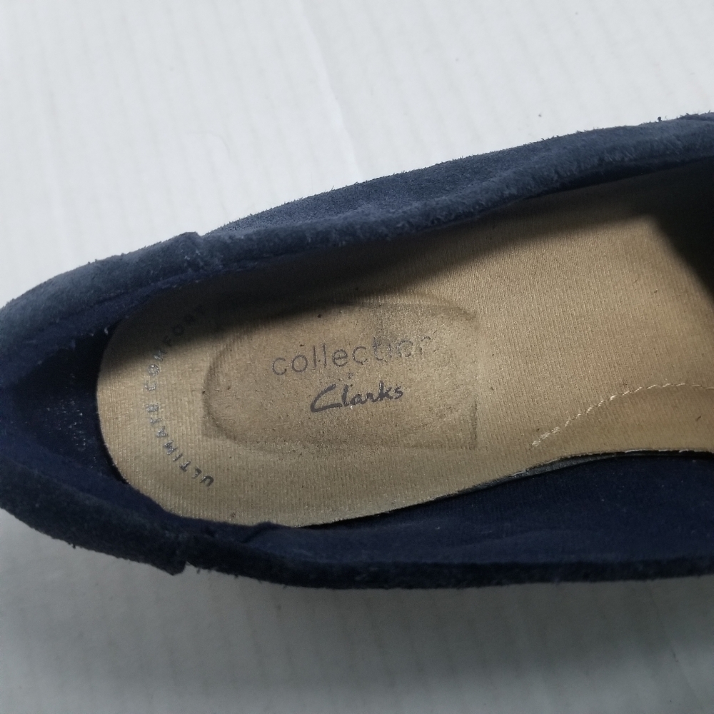CLARKS COLLECTIONS WOMEN'S NAVY ESPADRILLES SIZE 8.5 - Picture 2 of 10